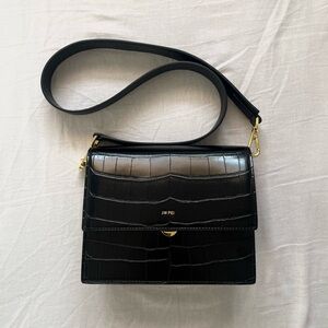 Black JW PEI Crossbody Bag